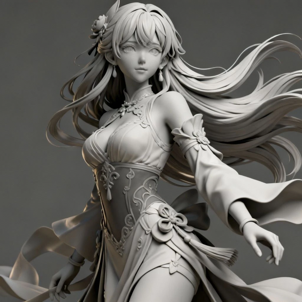 动漫风格3D模型生成示例1