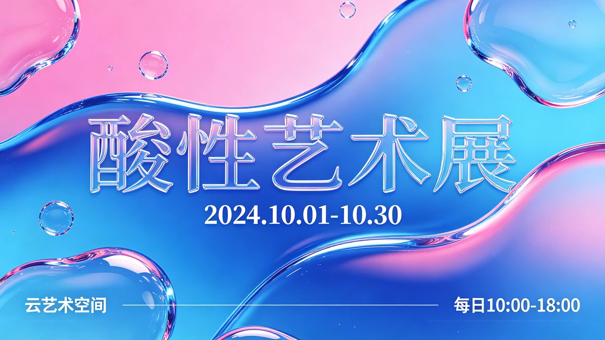 液态流体海报示例1