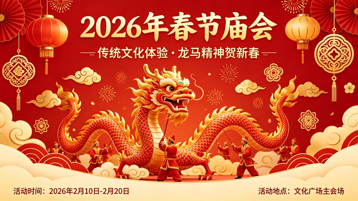 节日活动海报示例1