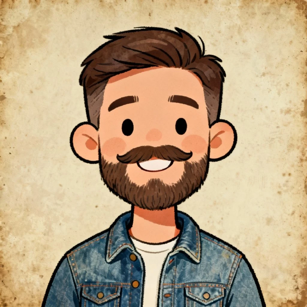 手绘风格头像示例1