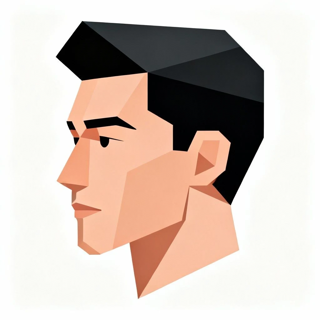 极简风格头像示例1