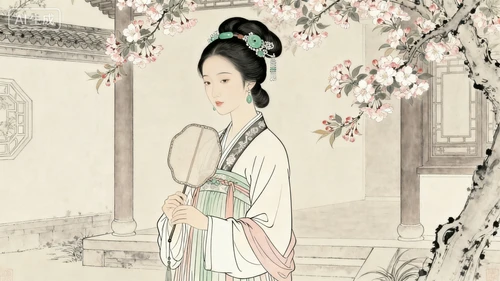 汉服人物生成示例1