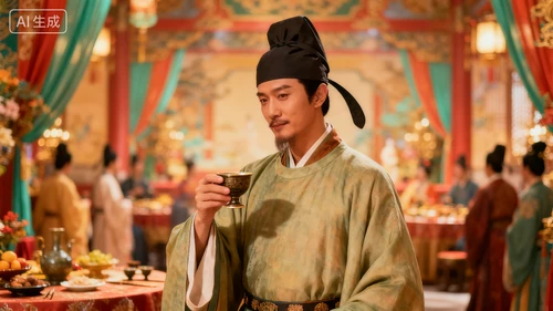 唐装人物生成示例1