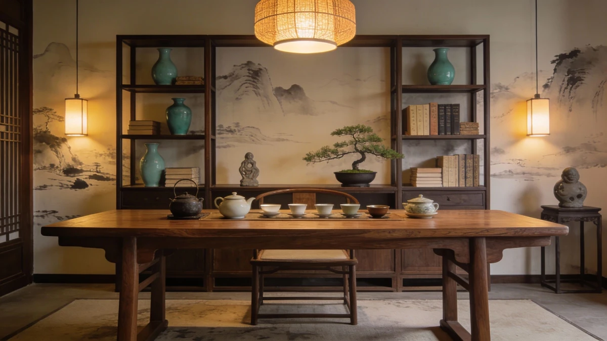 新中式茶室示例1