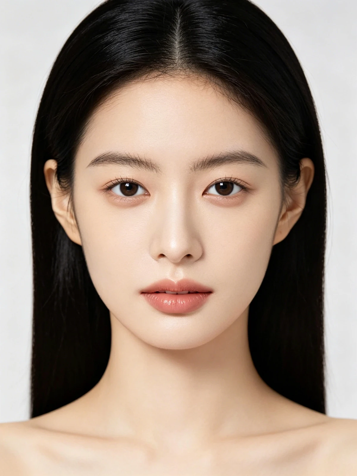 直发换卷发前示例照片