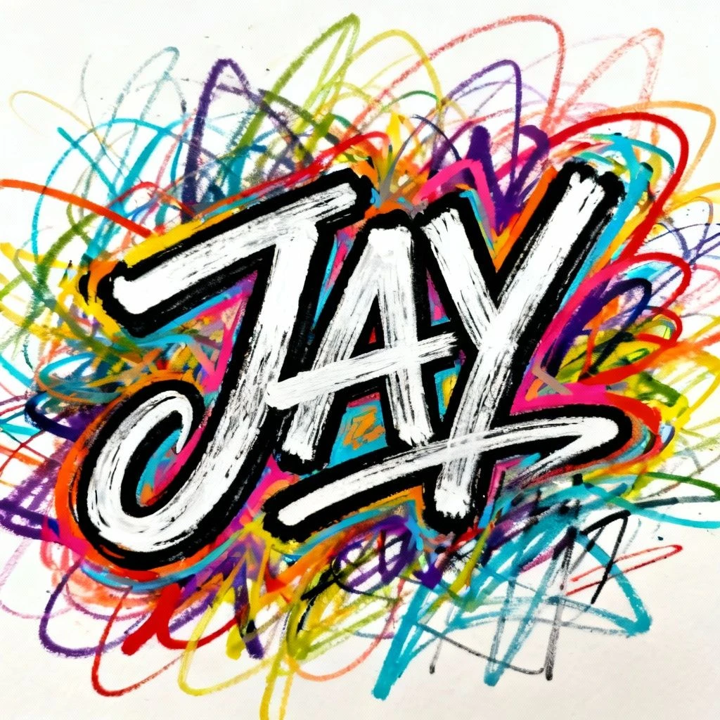 艺术涂鸦风格手写稿示例1