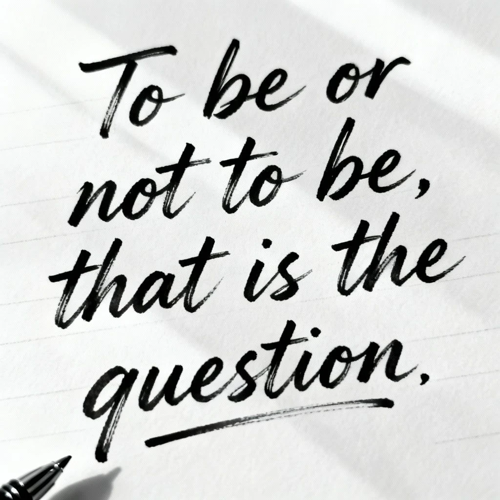 钢笔手写稿示例1