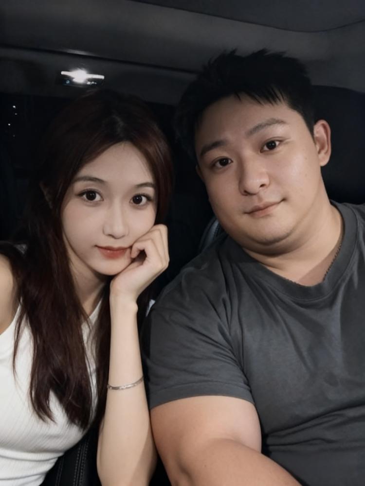 双人合影转换结婚证件照前示例照片