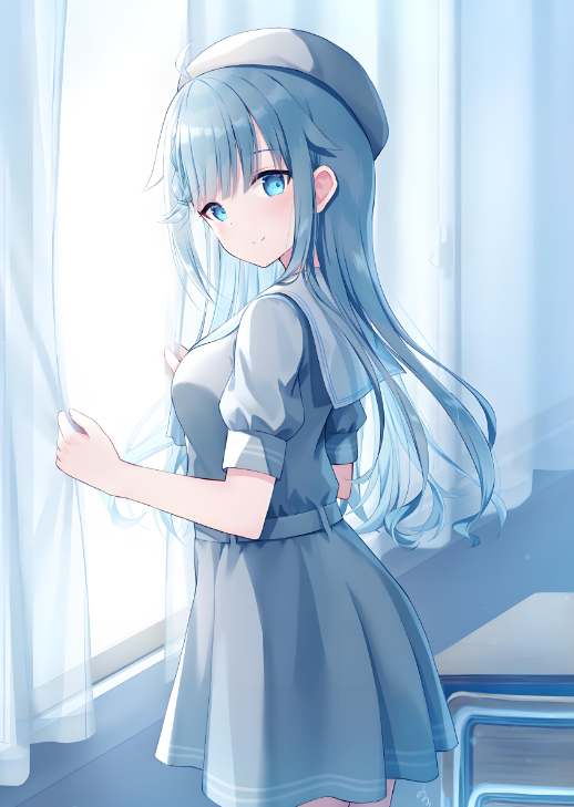 动漫线稿生成前示例图片