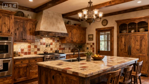 美式风格室内设计示例1