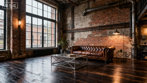 工业风格室内设计示例1