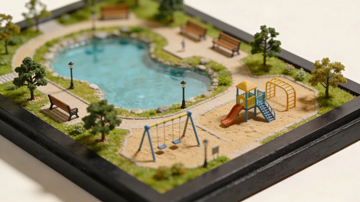 沙盘风格景观示例1