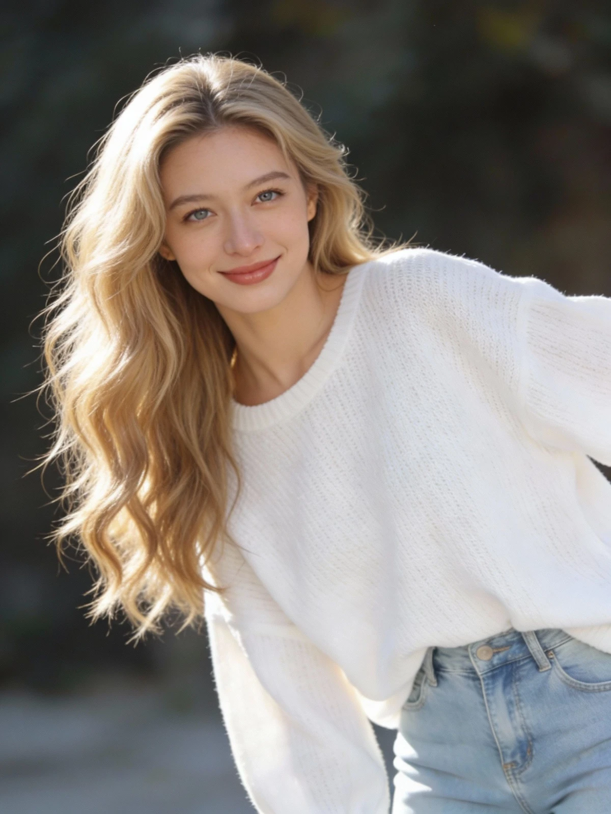 真人照片换模特前示例图像