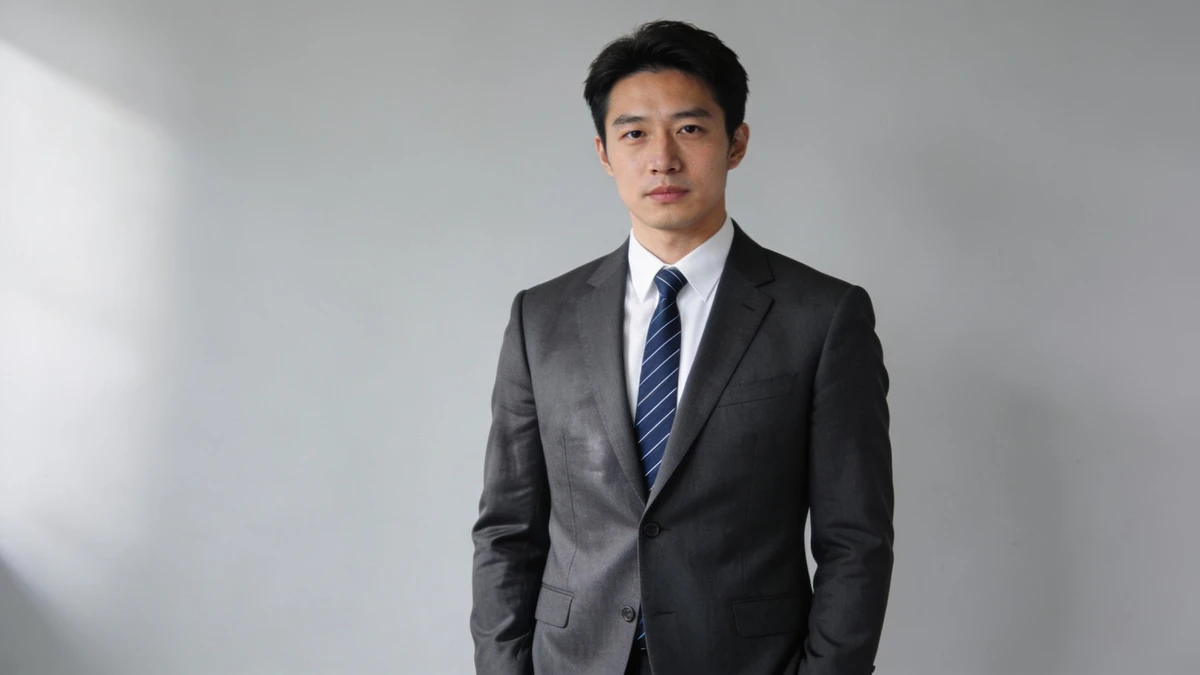 男装模特替换处理前