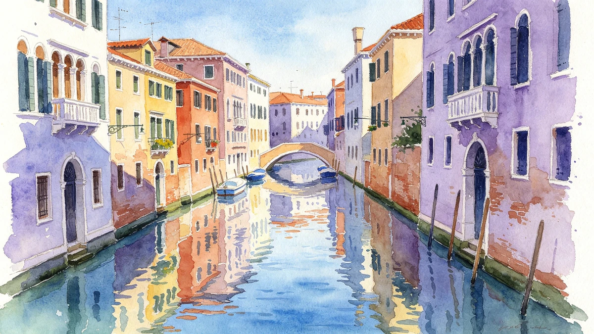 水彩风景1