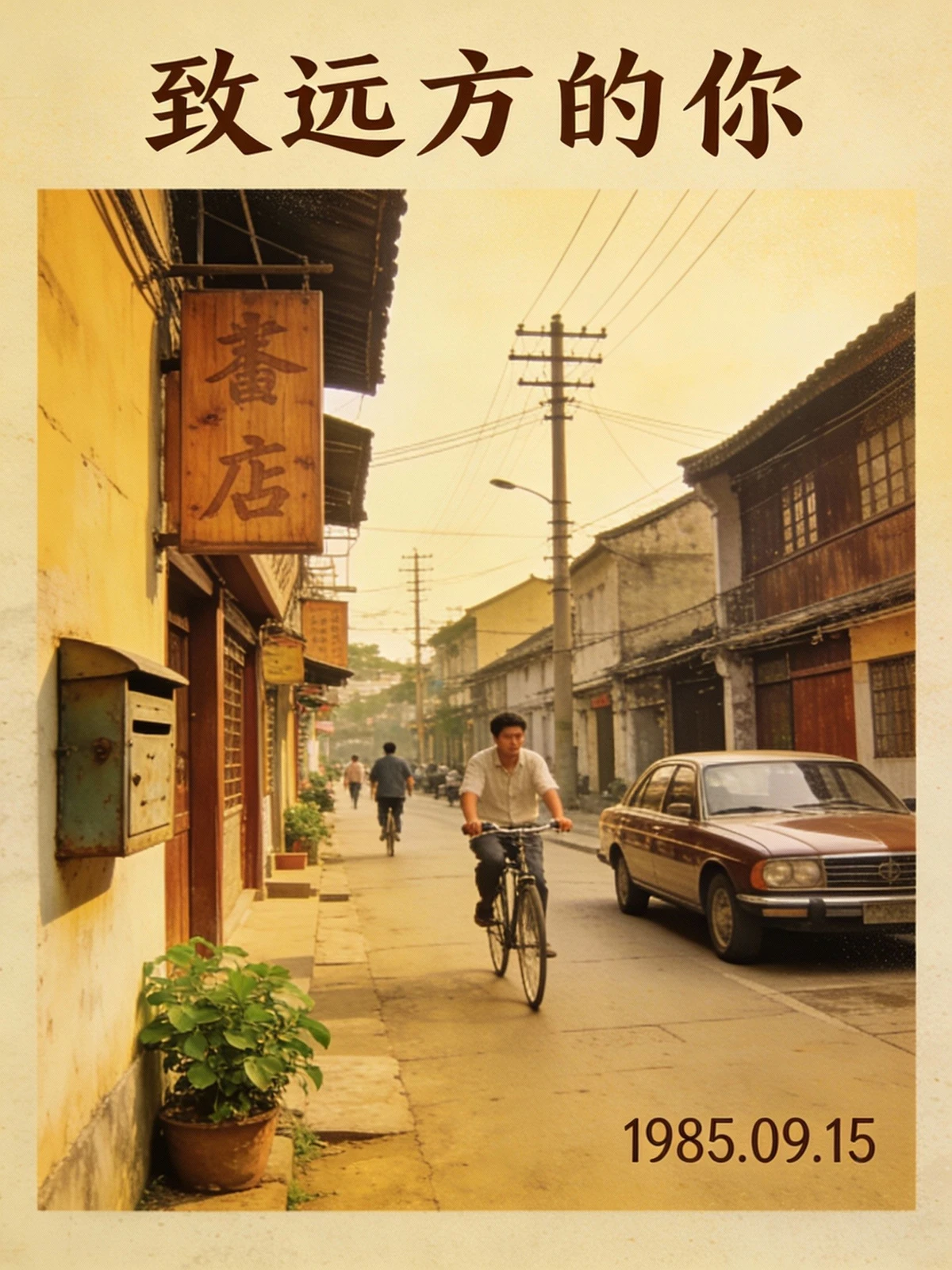 复古明信片示例1