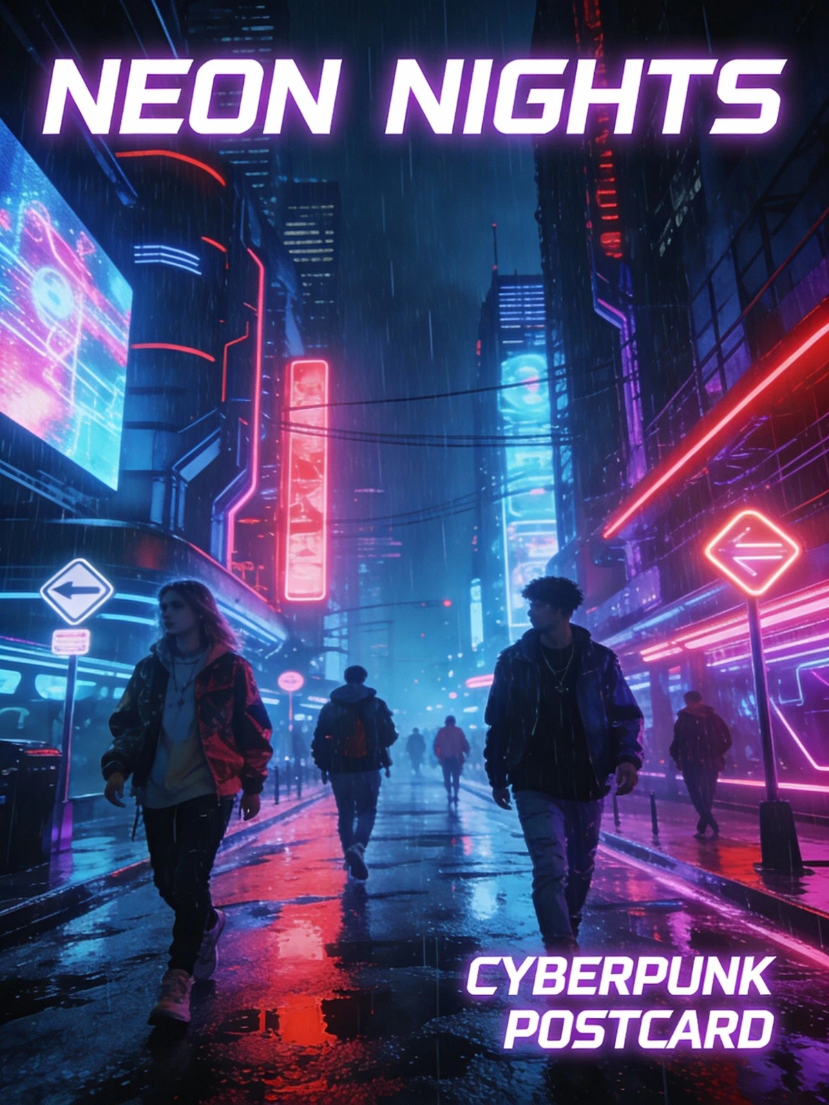 艺术风格明信片示例1