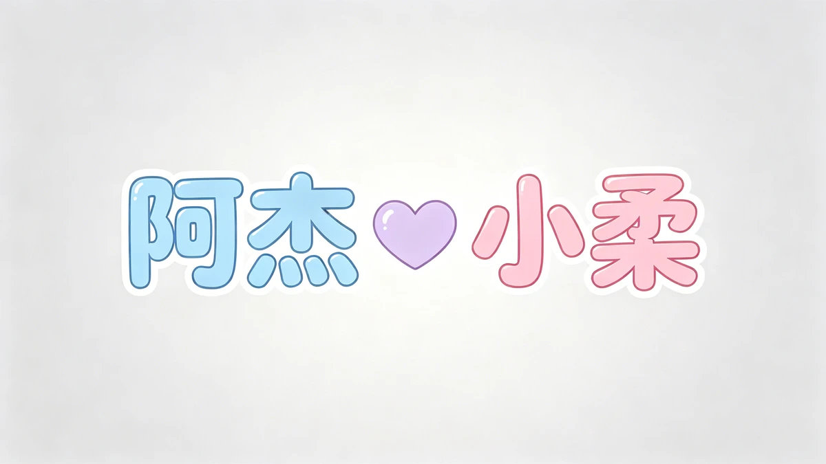 情侣文字头像示例1
