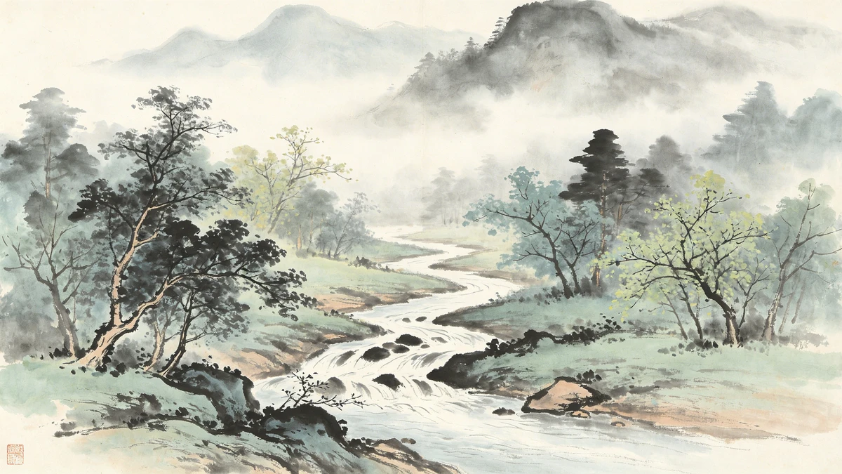 风景水彩1