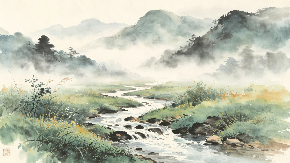 风景水彩1