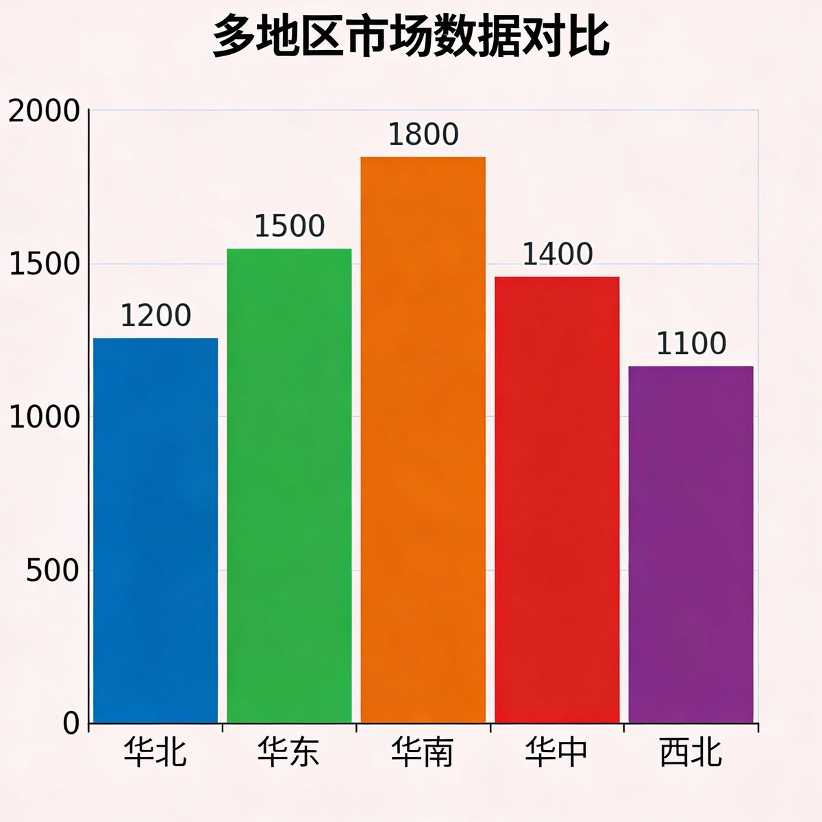 对比型柱状图示例1