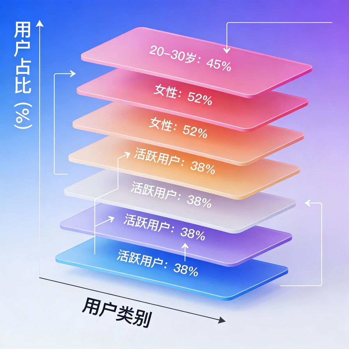 堆叠型柱状图示例1