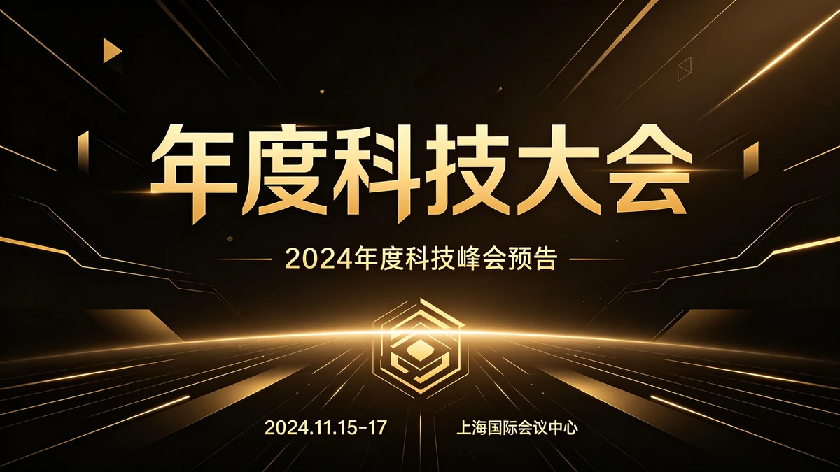 会议海报示例1