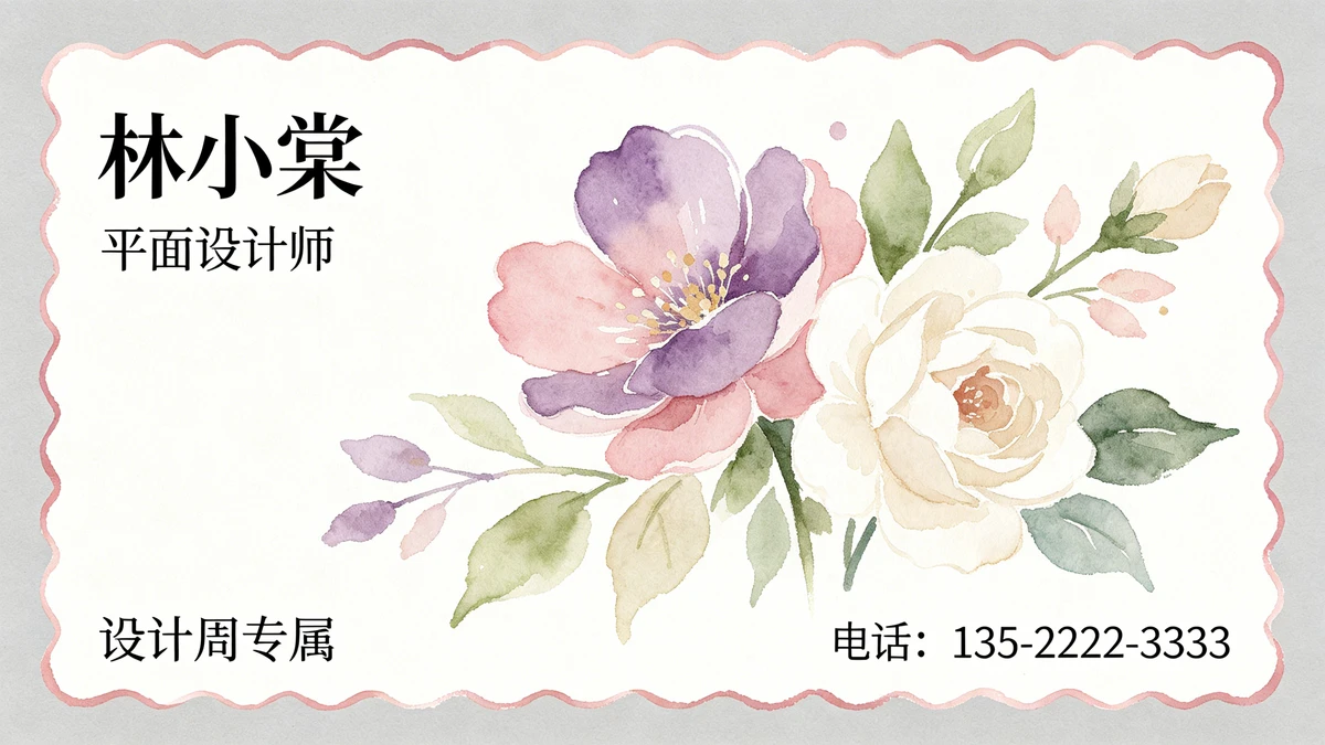 创意名片示例1