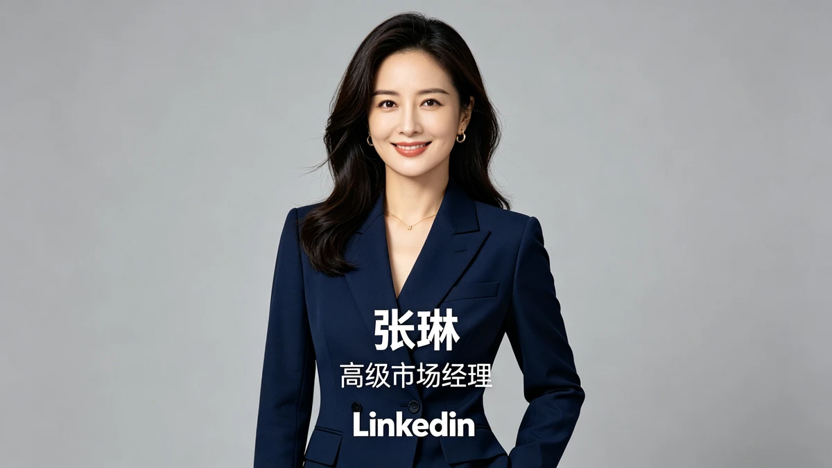 个人形象海报示例1