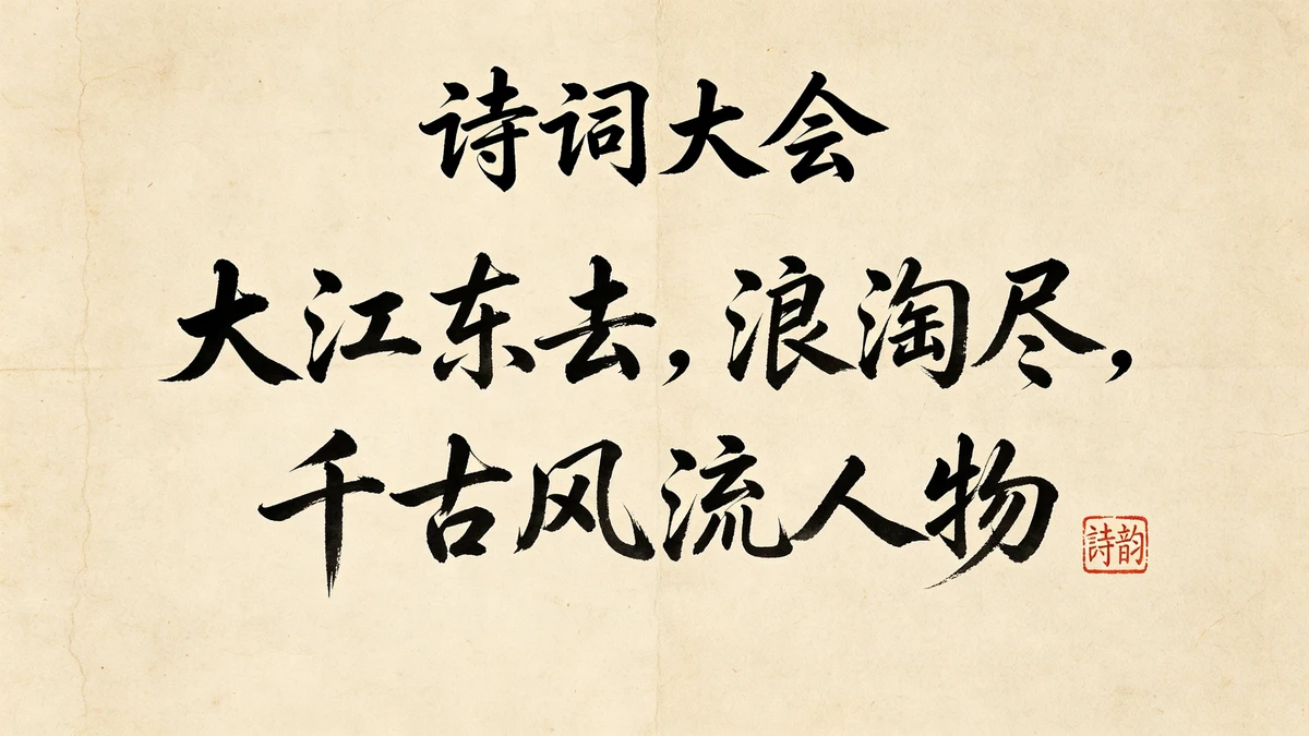 书法篆刻海报示例1