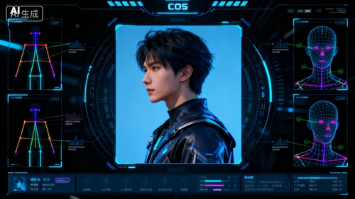 特殊角度COS角色识别示例1