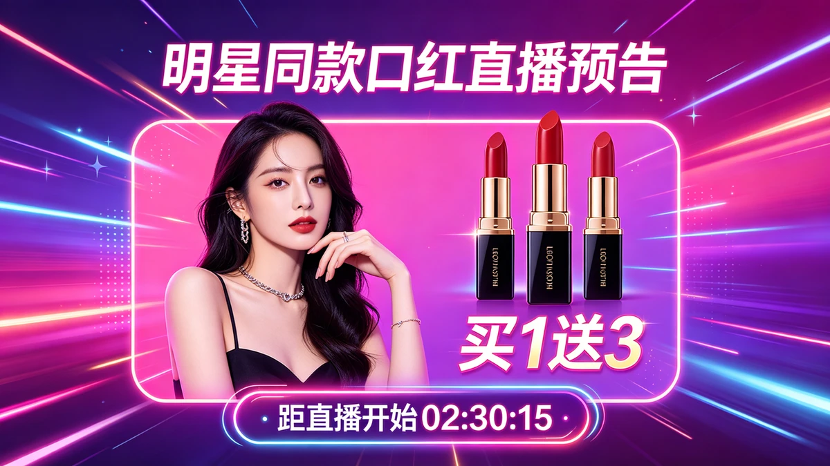 抖音电商海报示例1