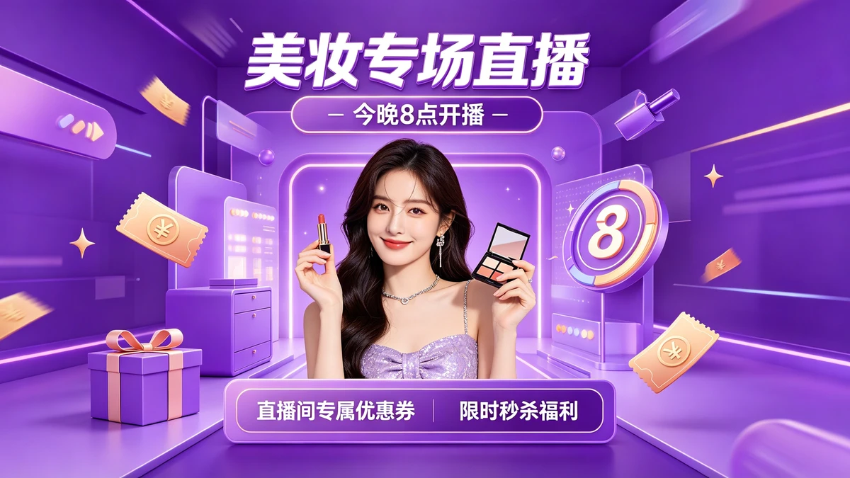 直播海报示例1