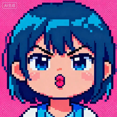 像素风格表情包生成示例1