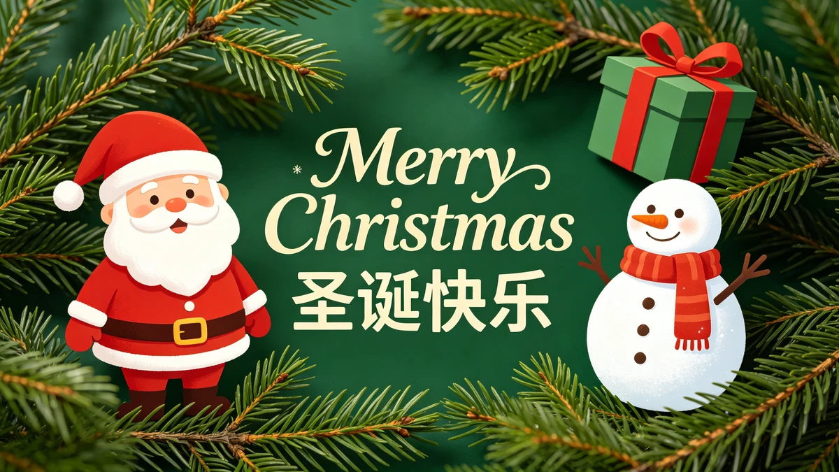 圣诞贺卡示例1