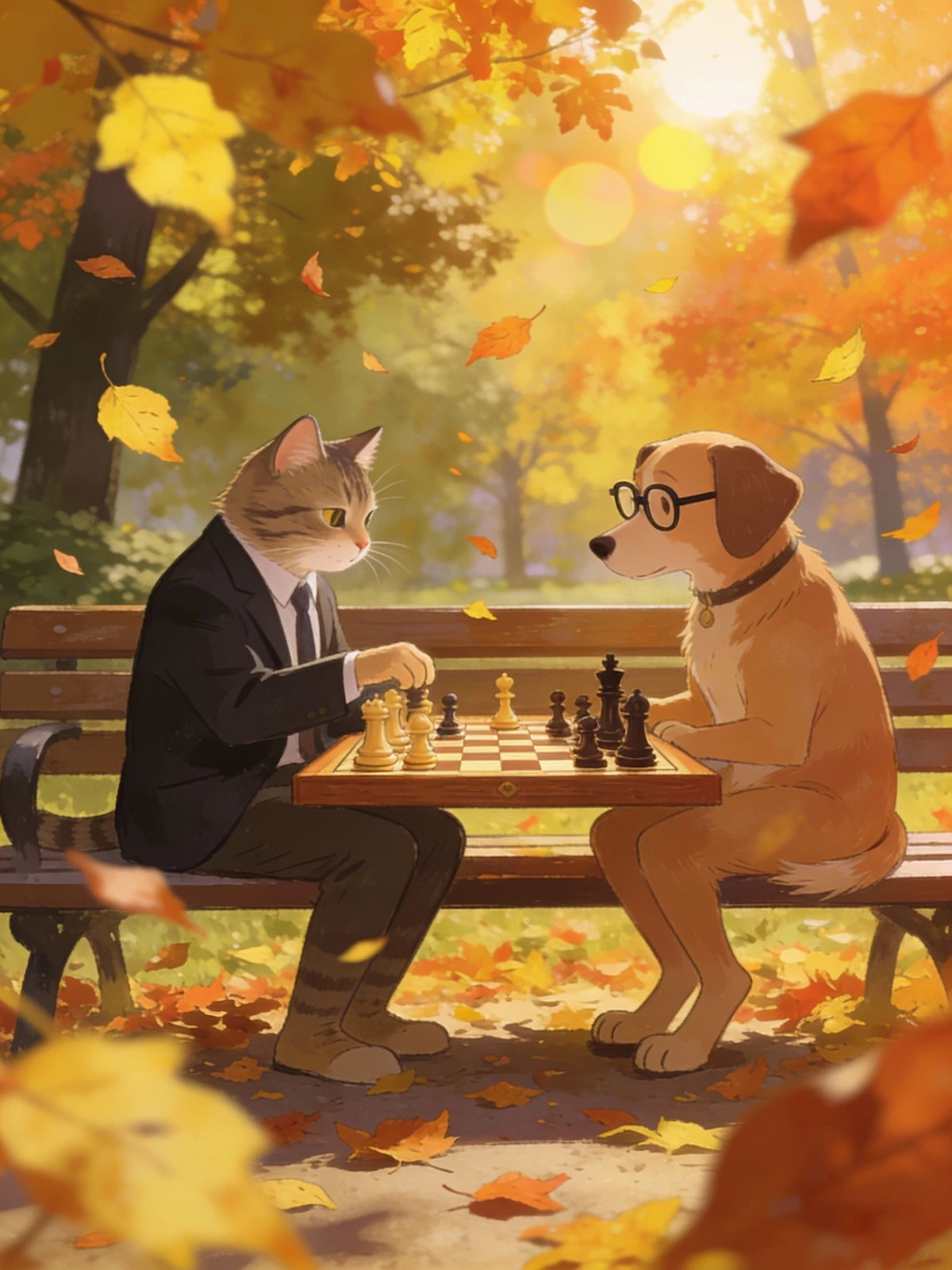 FLUX复杂构图生成示例1