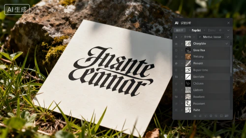 艺术字体识别示例1