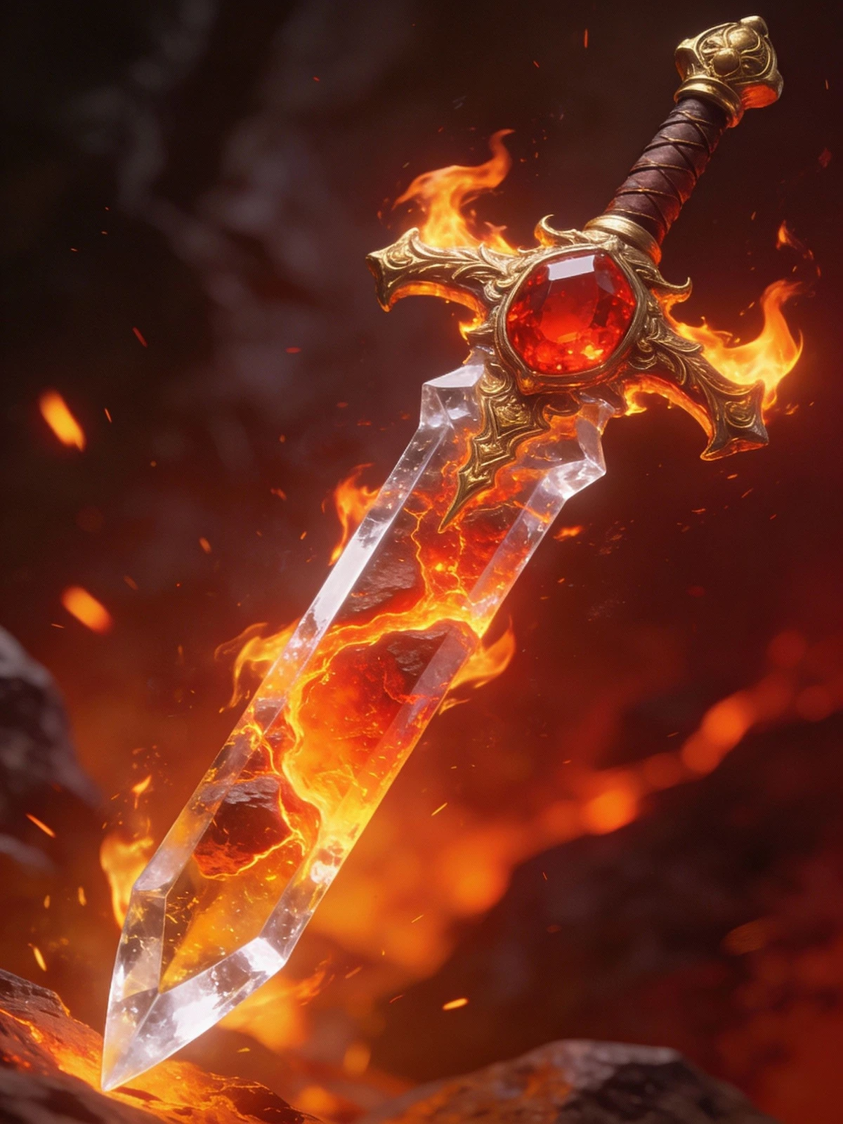 奇幻风格武器生成示例1