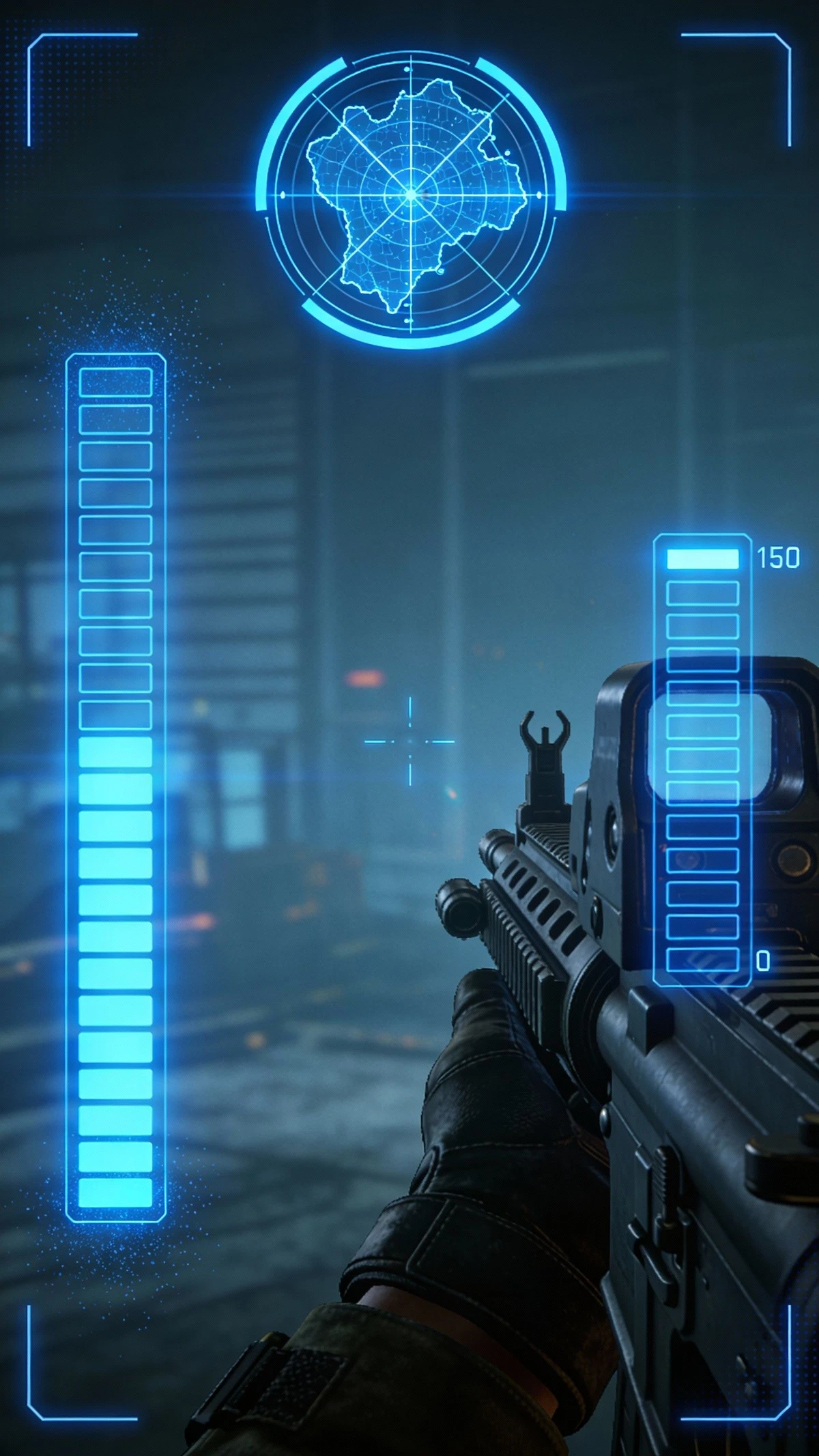 科幻风格UI生成示例1