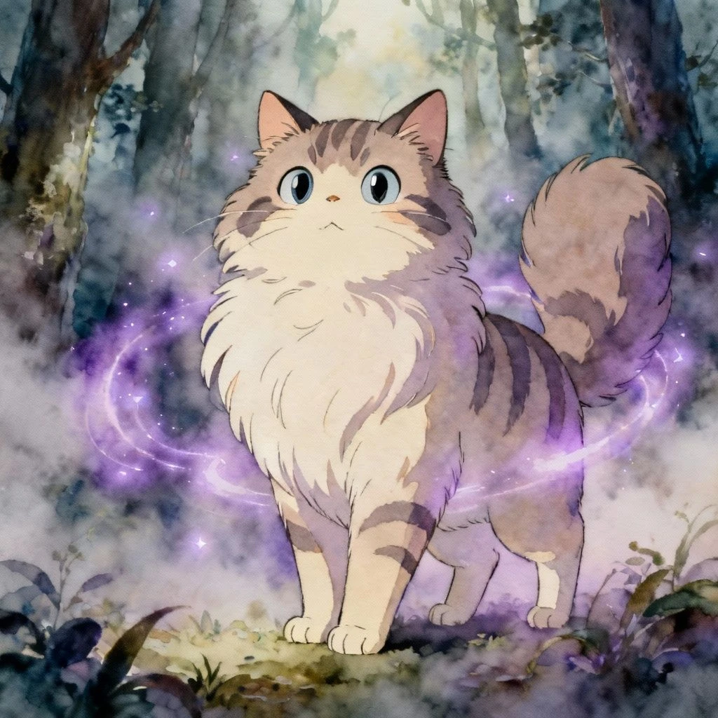 吉卜力风格动物示例1