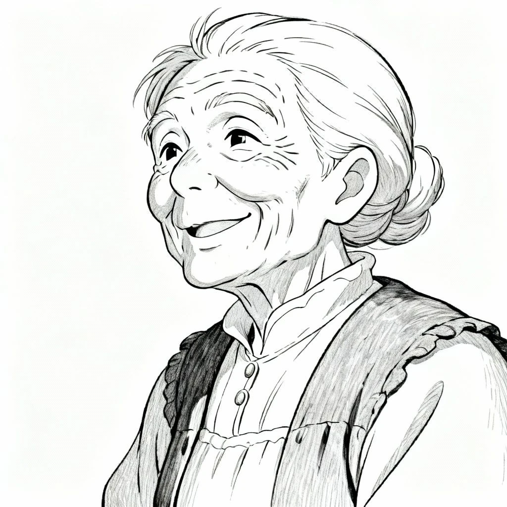 吉卜力风格角色示例1