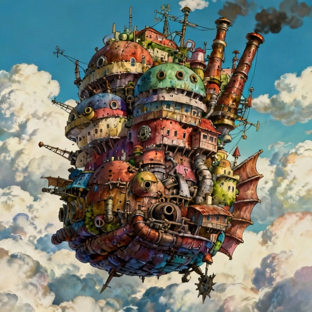 吉卜力风格建筑示例1