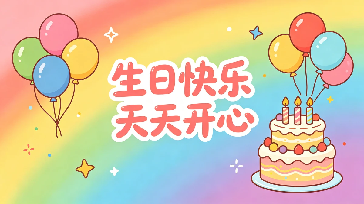 生日贺卡生成示例1