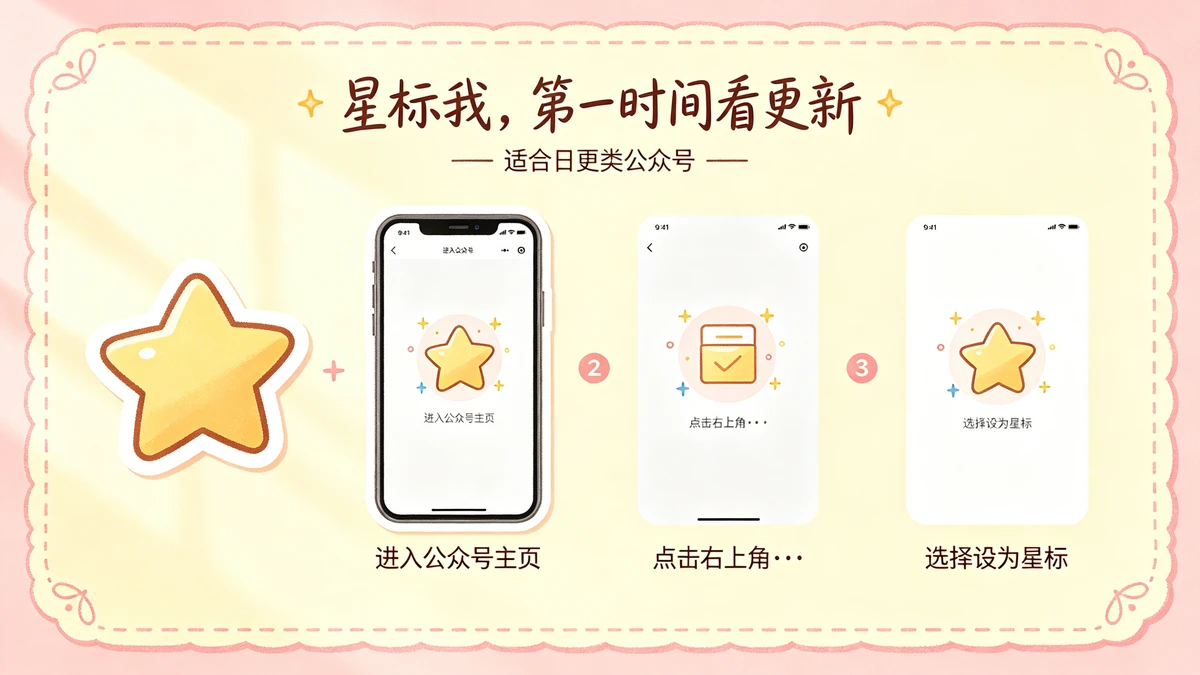 星标引导图示例1