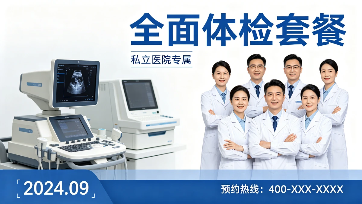 体检推广海报示例1