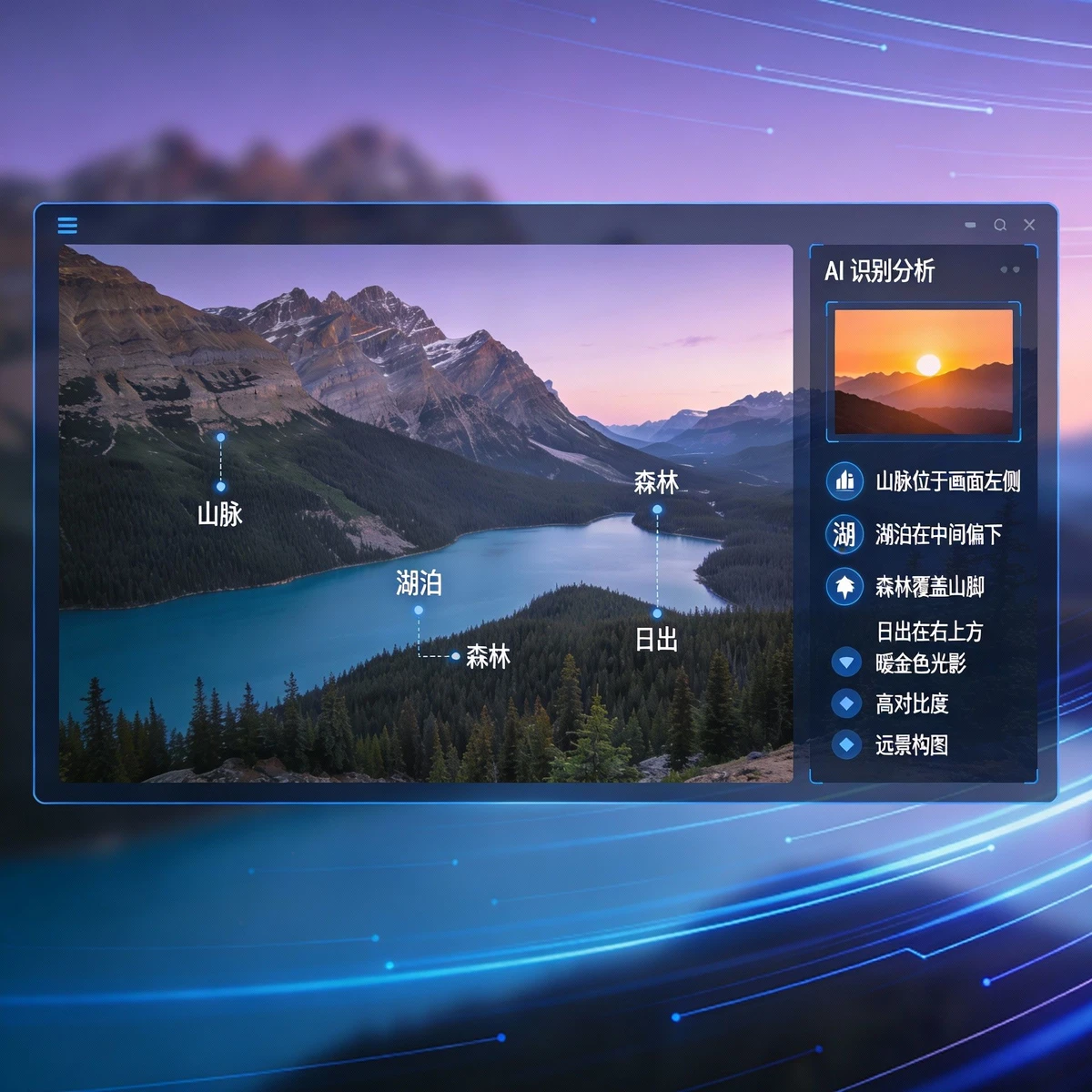 风景图片分析示例1