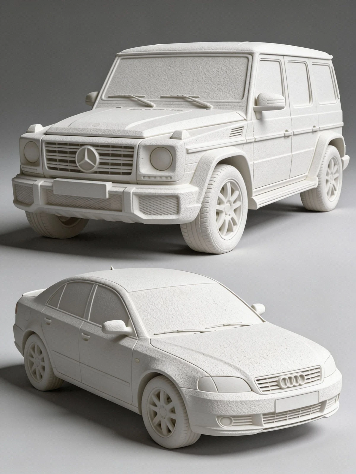 贴图生成前素模示例