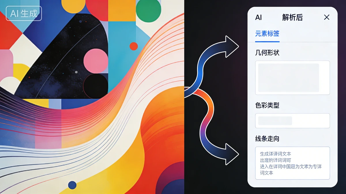 抽象图片转提示词示例1