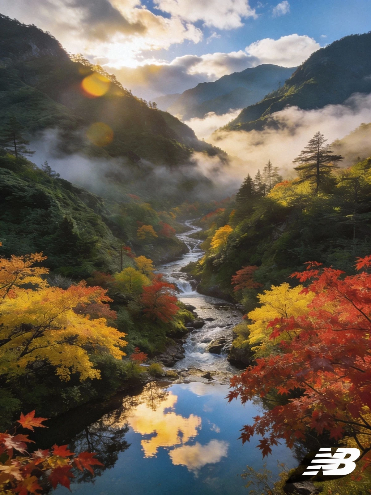 风景照片添加Logo前示例照片