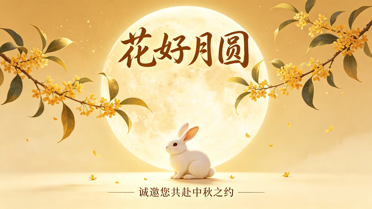 中秋节邀请函示例1